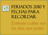 D&iacute;as Feriados